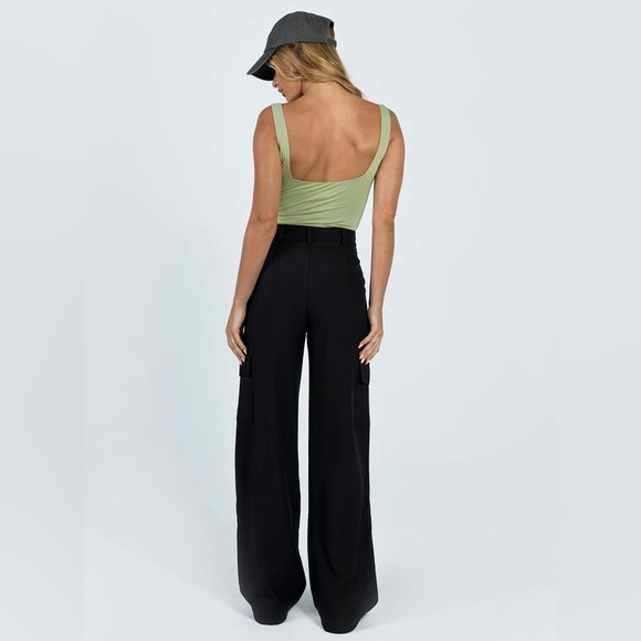 Princess Polly Archer Pants Black - Picture 5 of 6